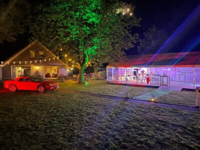 Totaalcatering aankleding feesttent